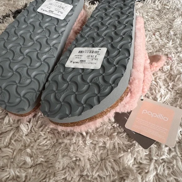 Papillio Pink Fuzzy Sandals - Picture 3 of 4